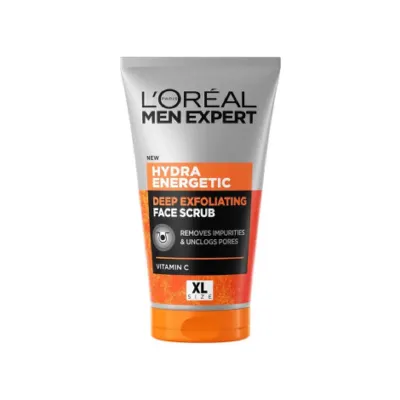 L'Oreal Hydra Energetic Deep Exfoliating Face Scrub 150ml (Germany)