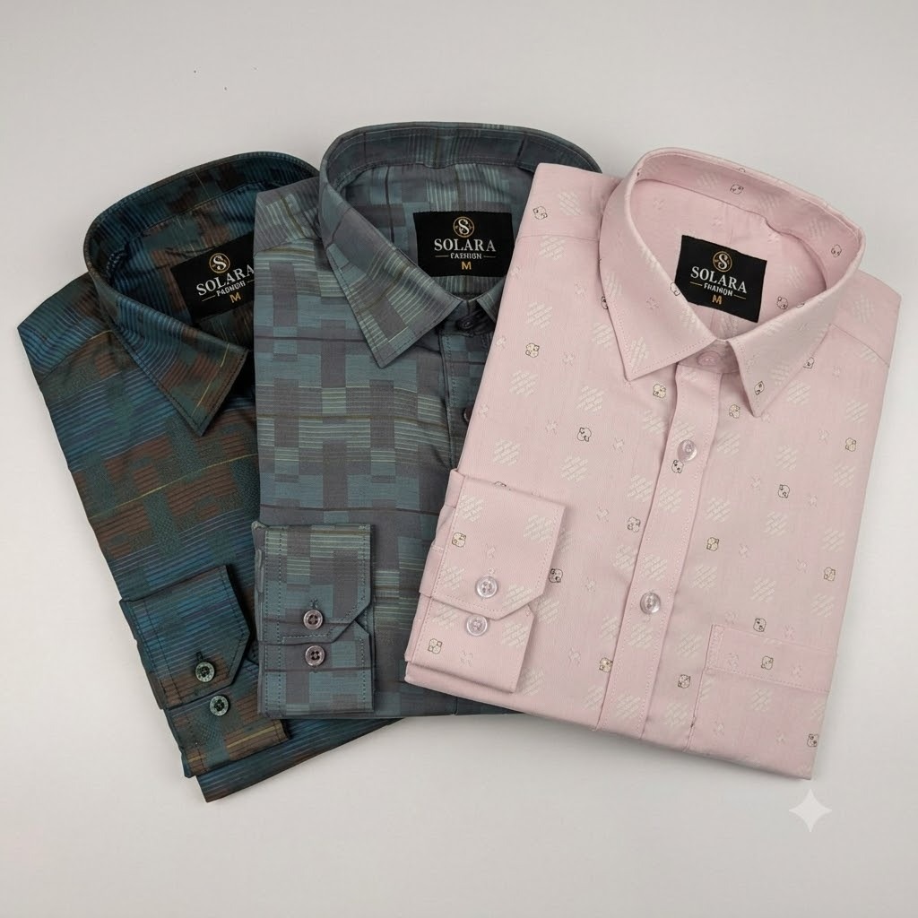 Premium Formal Shirt	3 Pcs Combo