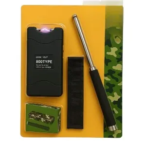 Self Defence stick And Pocket Stun Gun 801 Comb