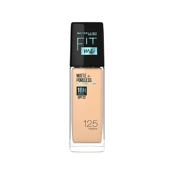 Maybelline Fit Me Matte + Poreless Foundation- Nude Beige 125 (30ml)