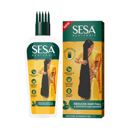 Sesa Ayurvedic Reduces Hair Fall Hair Oil 180ml (India)