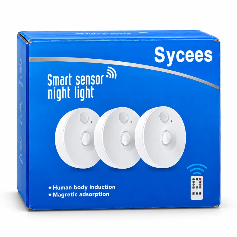 Rechargeable Cabinet Closet Sensor Spot Light 3 Piece Set