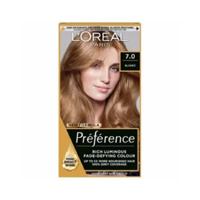 Loreal Hair Color Preference - 7.0 Blonde (Belgium)