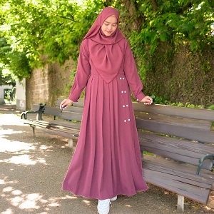 Aneya Kuchi Borka Set with Hijab