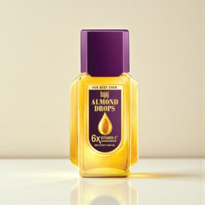 Bajaj Almond Drops 6x Vitamin E Nourishment Hair Oil 285ml (India)