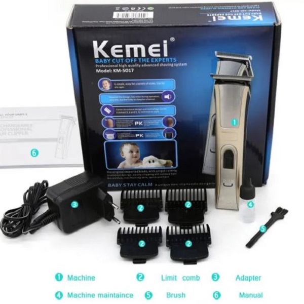 Kemei KM-5017 Hair Clipper/Beard Trimmer