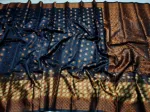 Soft Silk Katan Wedding Saree with Zari Design, 12 Haath