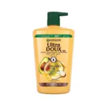 Garnier Ultra Doux Avocado Oil & Shea Butter Shampoo 1000ml (Italy)