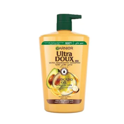 Garnier Ultra Doux Avocado Oil & Shea Butter Shampoo 1000ml (Italy)