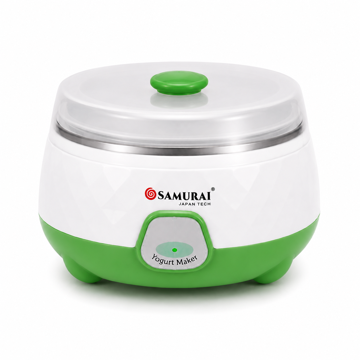 Samurai 1.5L Fully Automatic Yogurt Maker – 15W Electric Doi Maker Machine with Auto Temperature Control for Home-Made Healthy Yogurt