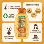 Garnier Ultra Dolce Tesori di Miele Shampoo 250ml (France)