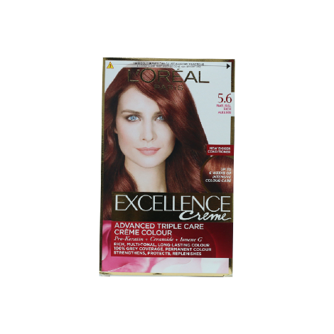 L'Oreal Excellence Creme Triple Care Colour - 5.6 Natural Rich Auburn (Belgium)