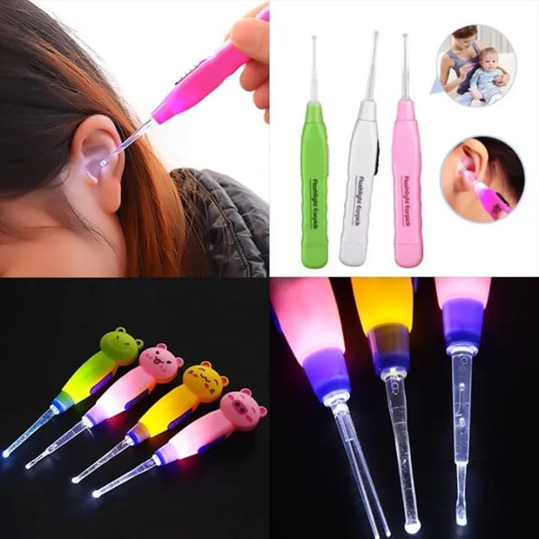 Ear Cleaner LED Light Flashlight Earpick -1pcs