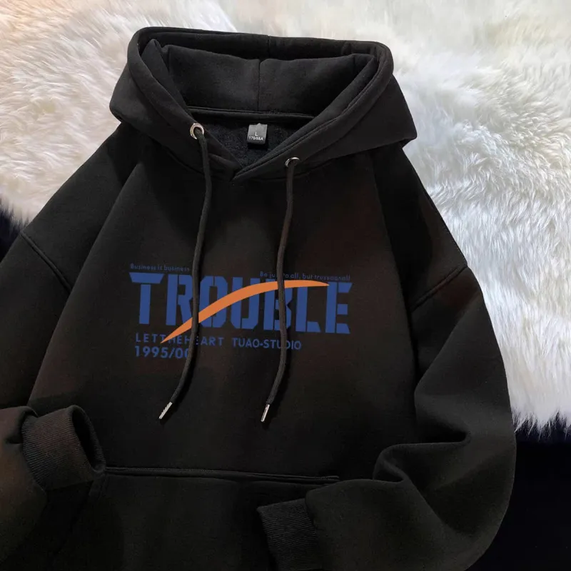 Men's Winter Hoodie in 320 GSM Cotton, Sizes M to XL, 6 Colours