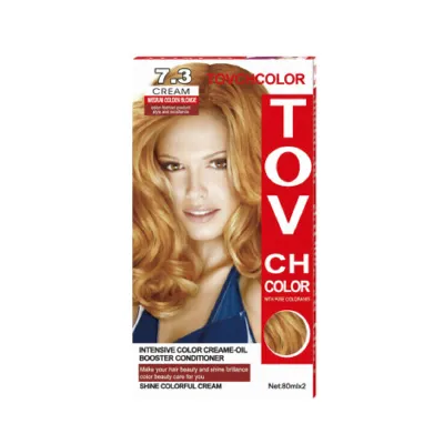 Tovch Hair color - 7.3 Medium Golden Blonde (China)