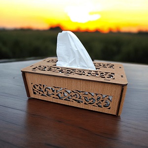 Wooden Tissue Box