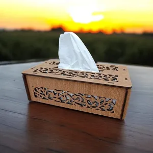 Wooden Tissue Box