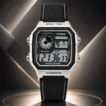 CASIO ILLUMINATOR LEATHER STRAP PREMIUM WATCH