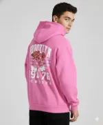 Unisex Printed Drop Shoulder Hoodie, 280 GSM, Length 27 to 30 Inch