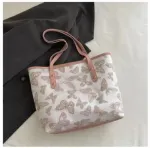 Ladies Butterfly Printed Tote Bag, 6 Colours