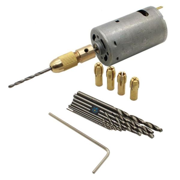 Mini drill chuck for 12v dc motor price hot sale