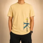 Export Brand Summer T-Shirt- Yellow