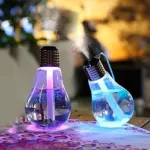 Bulb Humidifier with LED Colour-Changing Night Light