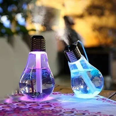 Bulb Humidifier with LED Colour-Changing Night Light