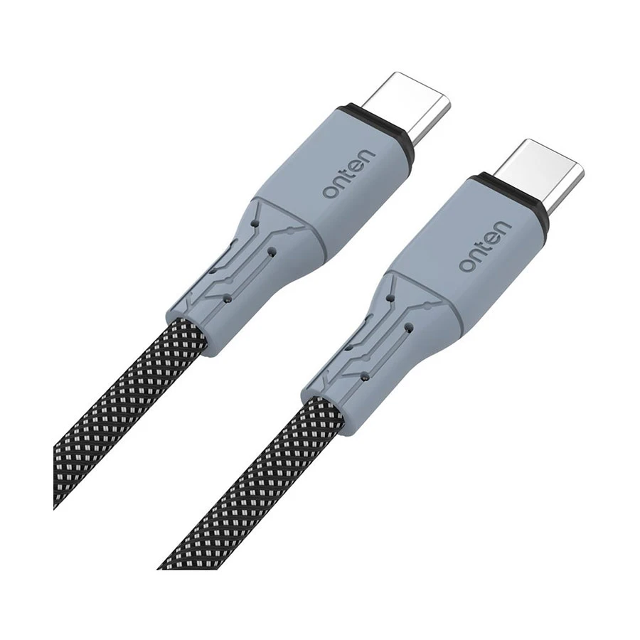 Onten OTN-CC302 60W USB-C to USB-C Charging Cable 1 Meter Black Gray