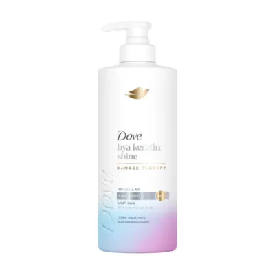 Dove Hya Keratin Shine Damage Therapy Micellar Shampoo 380ml (Thailand)