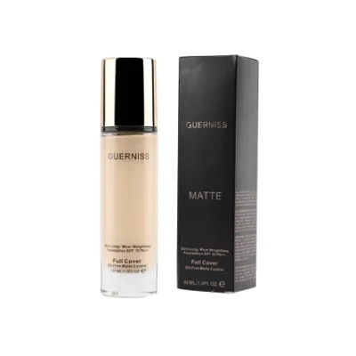 Gueriness Full Cover Matte Foundation - 4.0 Beige (Hong Kong)