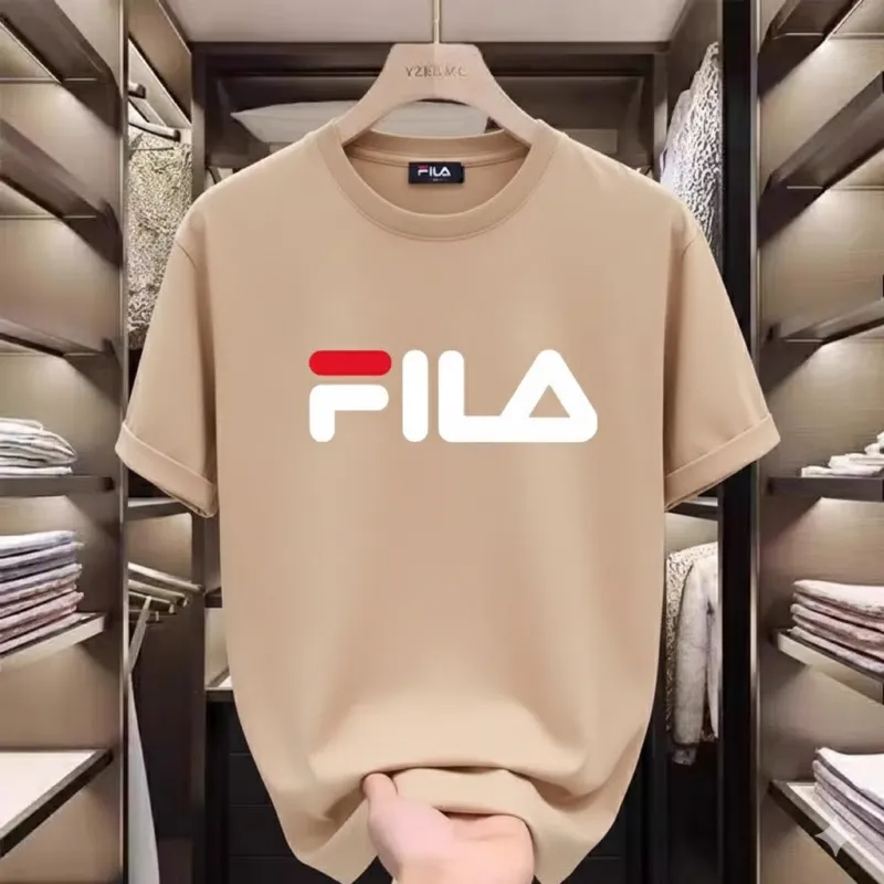 Men's Breathable Drop Shoulder T-Shirt, 220 GSM Cotton-Spandex