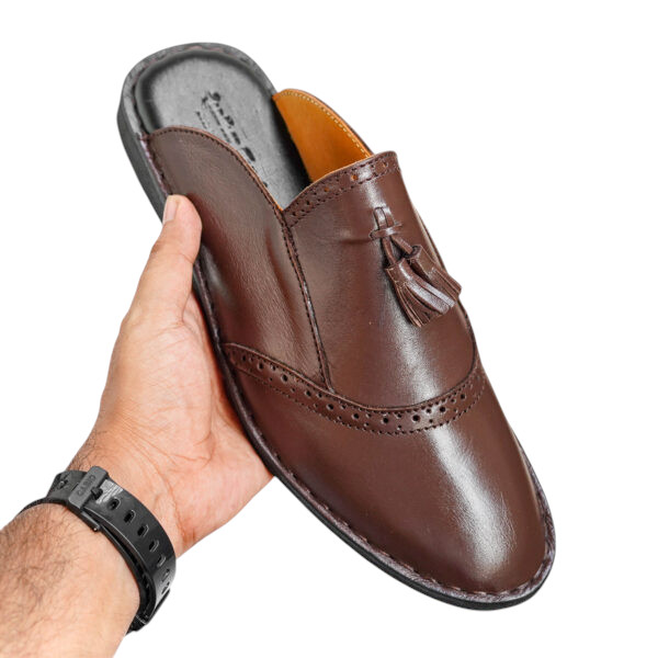 Jhumka Half Shoe – Coffee