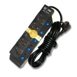 Abc Line ST-512 Individual Switch, Multiplug 5 Port Extention Socket