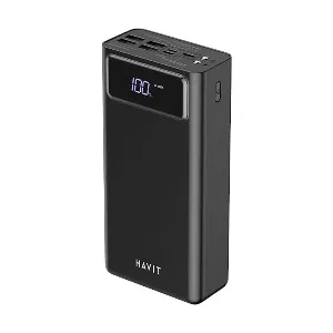 Havit PB56 40000mAh Black 18W Power Bank with LED Smart Display