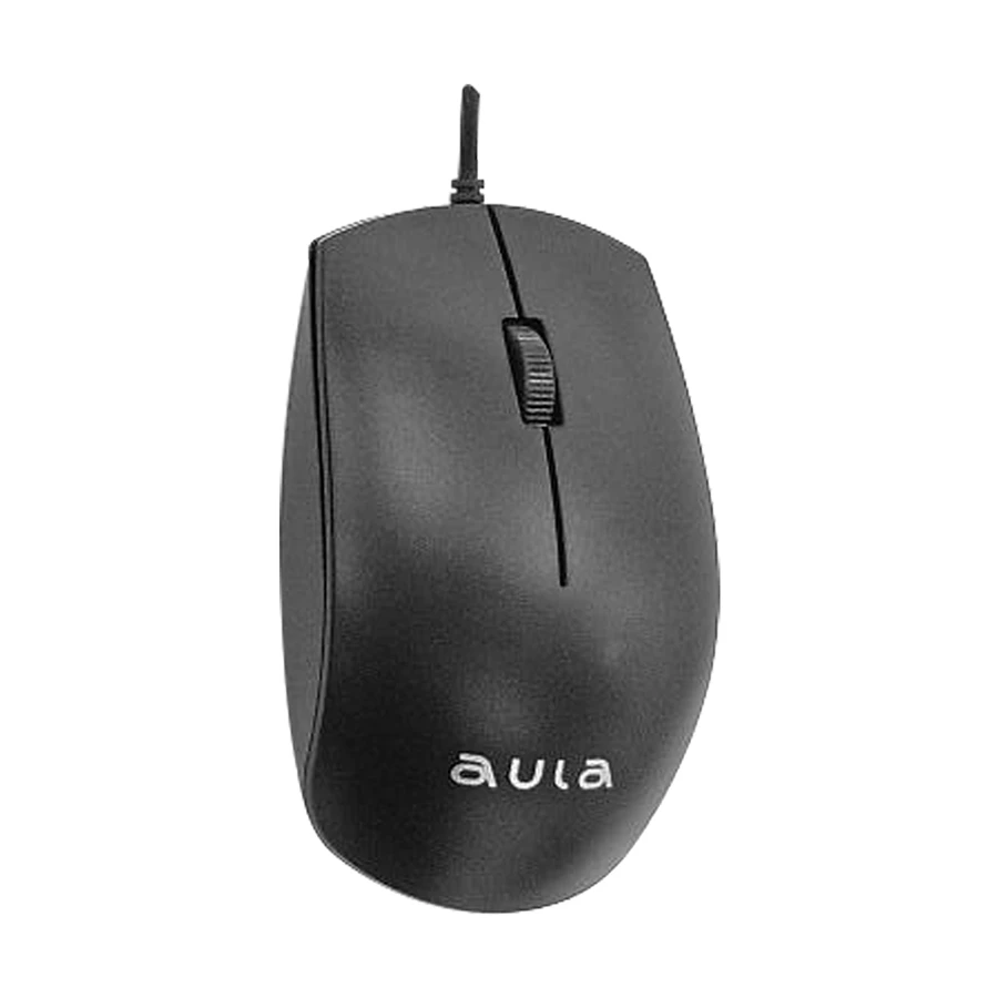 Aula AC101 Wired Keyboard & Mouse Combo with Bangla Black