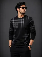 Men's Full Sleeve Polyester T-Shirt in Thin Jersey, 160 GSM