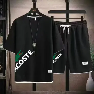 Men's Mesh T-Shirt and Short Pant Set, 170 GSM, 6 Colours