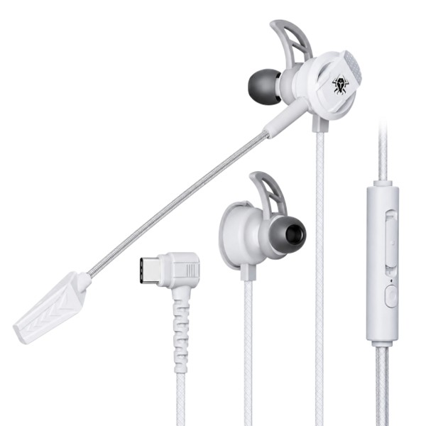 PLEXTONE RX3 Pro Cyberpunk In-Ear Wired Gaming Earphone with Dual Detachable Mic, 10mm Dynamic Driver & Deep Bass for Mobile & PC