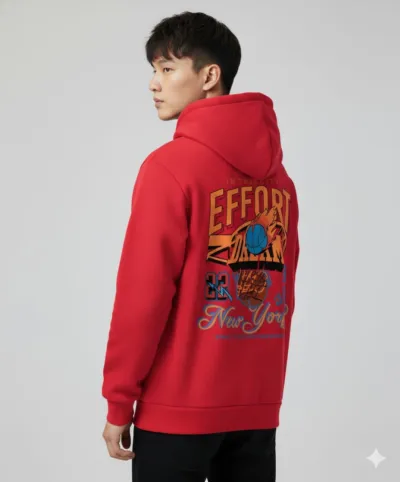 Men's and Women's Pure Cotton Drop Shoulder Hoodie, 280 GSM