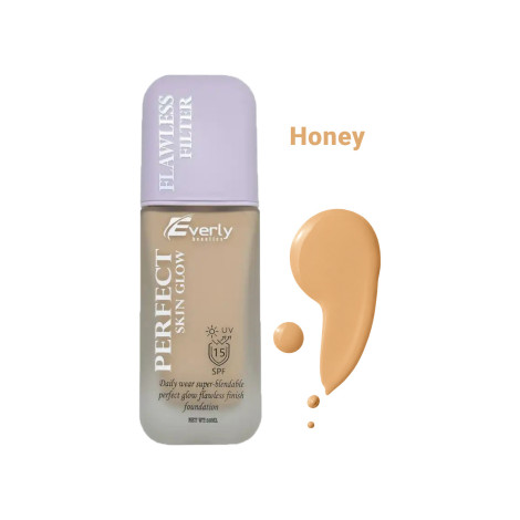 Everly Perfect Skin Glow Flawless Filter Foundation SPF15  - Honey (China)
