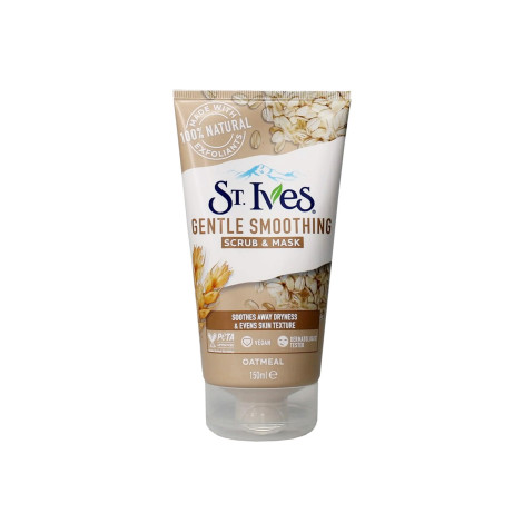 St.Ives Nourish and Smooth Oatmeal Scrub and Mask 150ml (UK)