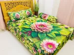 Water Proof China Premium 3D Design Bed Sheet King Size (7.8ft/6.8ft)