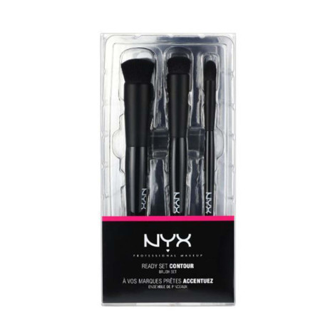 Nyx Ready Set Contour Brush Set 3Pcs (China)