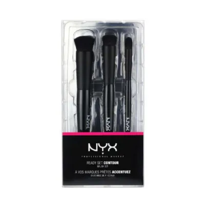 Nyx Ready Set Contour Brush Set 3Pcs (China)
