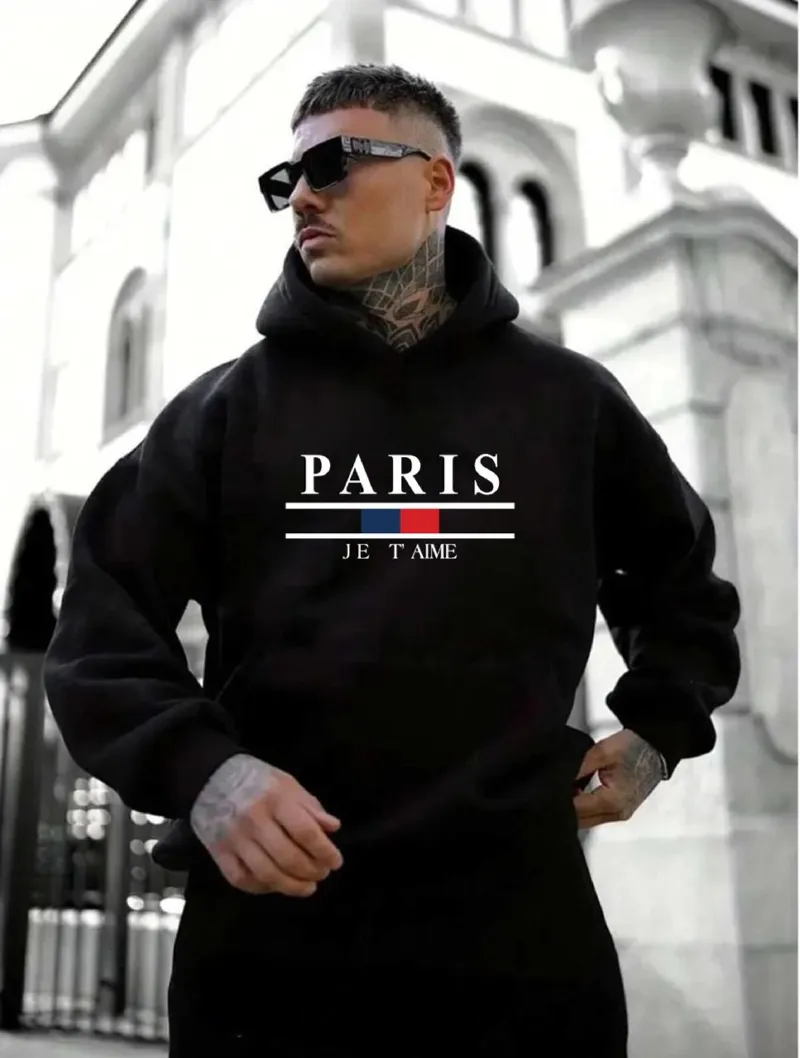 Men's Cotton Winter Hoodie with Full Sleeves, 280 GSM, 6 Colours