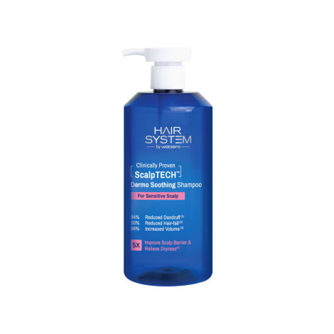 Hair System by Watsons Scalp Tech Dermo Soothing Shmpoo 500ml (Thailand)