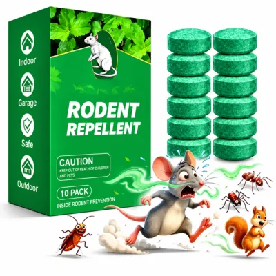 Herbal & Safe Rodent Repellent Tablets (10 Pack)