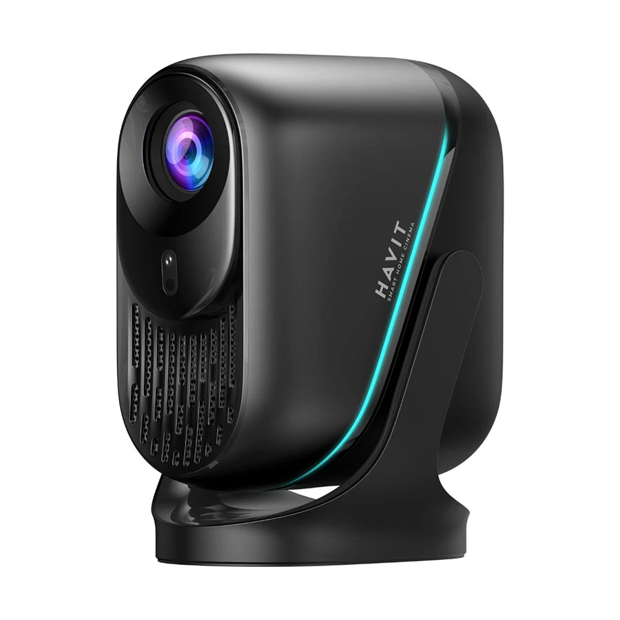 Havit PJ220 Pro 250 ANSI Lumens 1080p Android TV 13.0 Projector Black