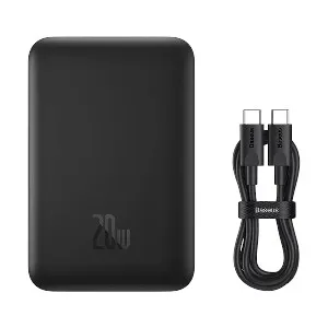 Baseus Magnetic Mini Air P10059001113-00 10000mAh Black 20W Magnetic Wireless Power Bank